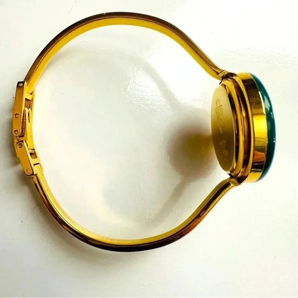 Vintage 90’s Gucci Multi Interchangeable Bezel Swiss Dial Bangle Watch 11 / 12.2 - Picture 8 of 14
